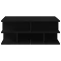 Table basse noir 70x70x29 cm bois d'ingénierie