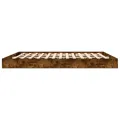 Cadre de lit sans matelas chêne fumé 180x200 cm