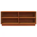 Armoire à chaussures cire marron 110x34x45 cm bois pin massif