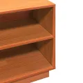 Armoire à chaussures cire marron 110x34x45 cm bois pin massif