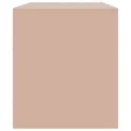 Meuble TV rose 99x39x44 cm acier