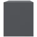 Meuble TV anthracite 67x39x44 cm acier