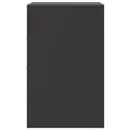 Tables de chevet 2 pcs noir 34,5x39x62 cm acier