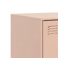 Meuble TV rose 99x39x44 cm acier