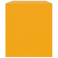 Meuble TV jaune moutarde 99x39x44 cm acier