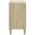 Meuble d'évier chêne sonoma 58x33x60 cm bois d'ingénierie