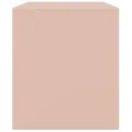Meuble TV rose 67x39x44 cm acier