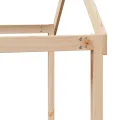 Lit haut sans matelas 90x200 cm bois de pin massif