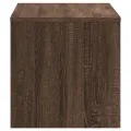 Meuble TV chêne marron 120x40x40 cm bois d'ingénierie