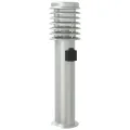 Lampadaires d'extérieur et sortie 3pcs argenté acier inoxydable