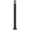 Lampadaire d'extérieur noir 110 cm aluminium