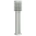 Lampadaire d'extérieur argenté 60 cm acier inoxydable