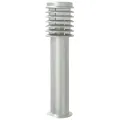 Lampadaire d'extérieur argenté 60 cm acier inoxydable