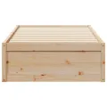 Cadre de lit sans matelas 90x190 cm bois de pin massif