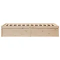 Cadre de lit sans matelas 90x190 cm bois de pin massif