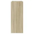 Table console chêne sonoma 100x35x90 cm bois d'ingénierie
