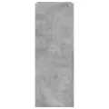 Armoire à chaussures gris béton 74,5x37,5x100 cm