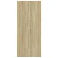 Buffet haut chêne sonoma 70x42,5x185 cm bois d'ingénierie