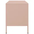 Meubles TV 2 pcs rose 68x39x50,5 cm acier