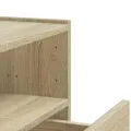 Tables de chevet murales 2 pcs chêne sonoma 45x30x35 cm