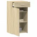 Buffet chêne sonoma 50x42,5x93 cm bois d'ingénierie