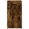 Buffet chêne fumé 50x42,5x93 cm bois d'ingénierie