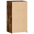 Buffet chêne fumé 50x42,5x93 cm bois d'ingénierie