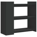 Table console noir 100x35x90 cm bois d'ingénierie