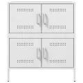 Buffet blanc 68x39x79 cm acier