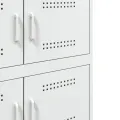 Buffet blanc 68x39x79 cm acier