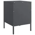 Tables de chevet 2 pcs anthracite 36x39x50,5 cm acier