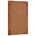 Miroir salle de bain 50x70 cm bois massif d'acacia et verre