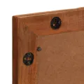 Miroir salle de bain 50x70 cm bois massif d'acacia et verre