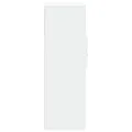 Buffet haut blanc 40x42,5x124 cm bois d'ingénierie