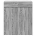Buffet sonoma gris 80x42,5x93 cm bois d'ingénierie
