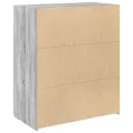 Buffet sonoma gris 80x42,5x93 cm bois d'ingénierie