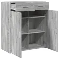 Buffet sonoma gris 80x42,5x93 cm bois d'ingénierie