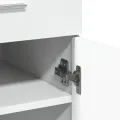 Buffet blanc 80x42,5x93 cm bois d'ingénierie