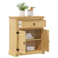Armoire de salle de bain Corona 70x33x80 cm bois de pin massif