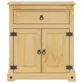 Armoire de salle de bain Corona 70x33x80 cm bois de pin massif