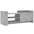 Meuble TV Gris béton 100x35x40 cm Bois d'ingénierie