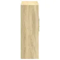Buffet haut chêne sonoma 80x42,5x124 cm bois d'ingénierie