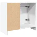 Armoire de lavabo blanc 63x29x55 cm bois d'ingénierie