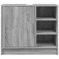 Armoire d'évier sonoma gris 63x29x55 cm bois d'ingénierie