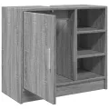 Armoire d'évier sonoma gris 63x29x55 cm bois d'ingénierie