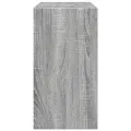 Armoire d'évier sonoma gris 63x29x55 cm bois d'ingénierie