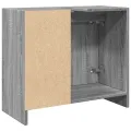Armoire d'évier sonoma gris 63x29x55 cm bois d'ingénierie