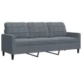 Ensemble de canapés 4 pcs avec coussins et traversins velours