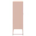 Buffet haut rose 68,5x38,5x123,5 cm acier