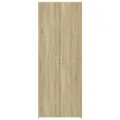 Buffet haut chêne sonoma 70x42,5x185 cm bois d'ingénierie